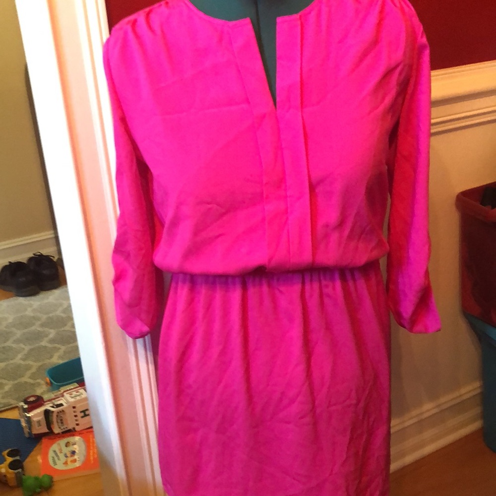 NWOT Gianni Bono pink 3/4 Sleeve dress
